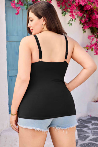 Plus Size Scoop Neck Camisole Tops